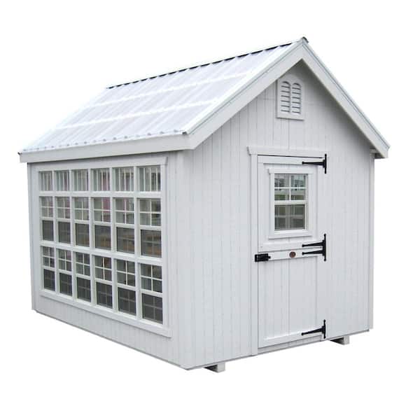 Little Cottage Co. Colonial Gable 8 ft. x 12 ft. Wood Greenhouse DIY Kit without Floor