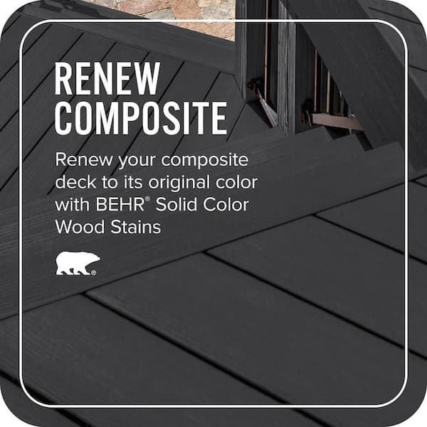 BEHR PREMIUM 1 gal. #ECC-10-2 Jet Black Solid Color Waterproofing