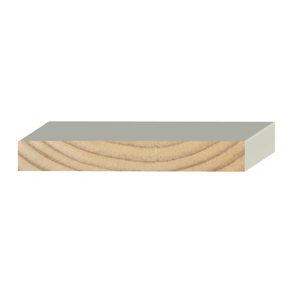 Unbranded 1 in. x 6 in. x 16 ft. S1S2E Pressure-Treated Primed PIne Lumber Board