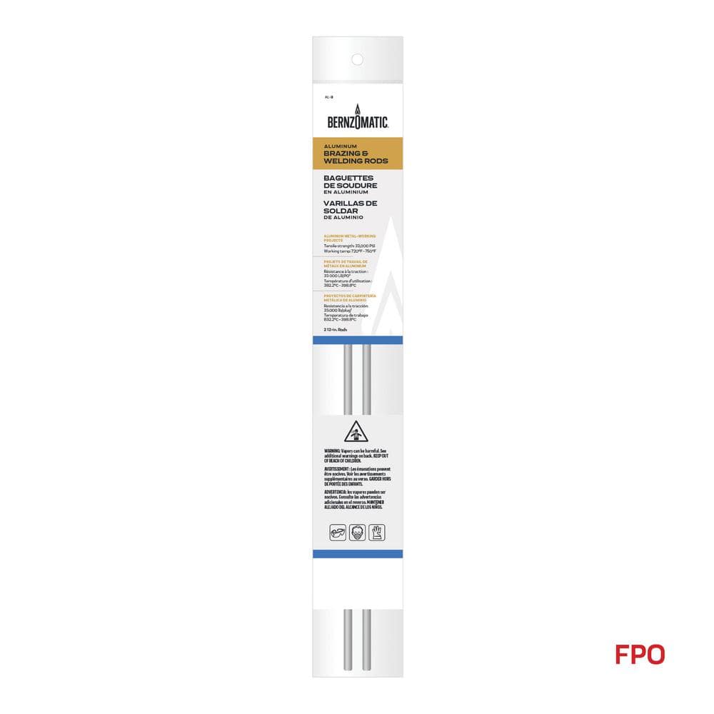 Bernzomatic Aluminum Brazing and Welding Rods, Pack of 2