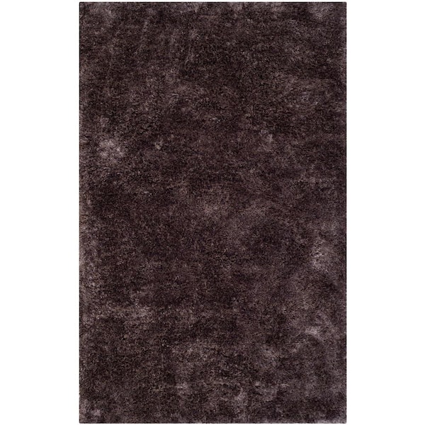 SAFAVIEH South Beach Shag Lavender 5 ft. x 8 ft. Solid Area Rug