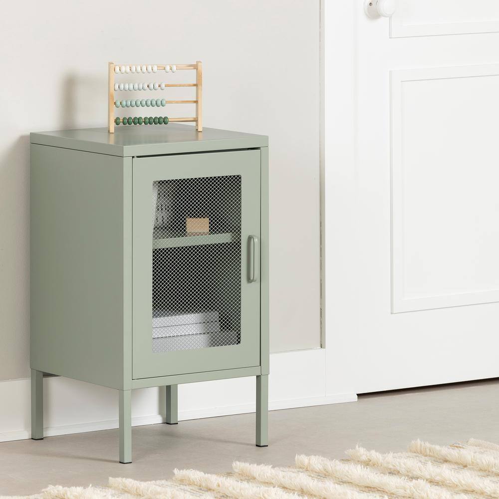 South Shore Swede Sage Green 15 in. Nightstand 14744 The Home Depot