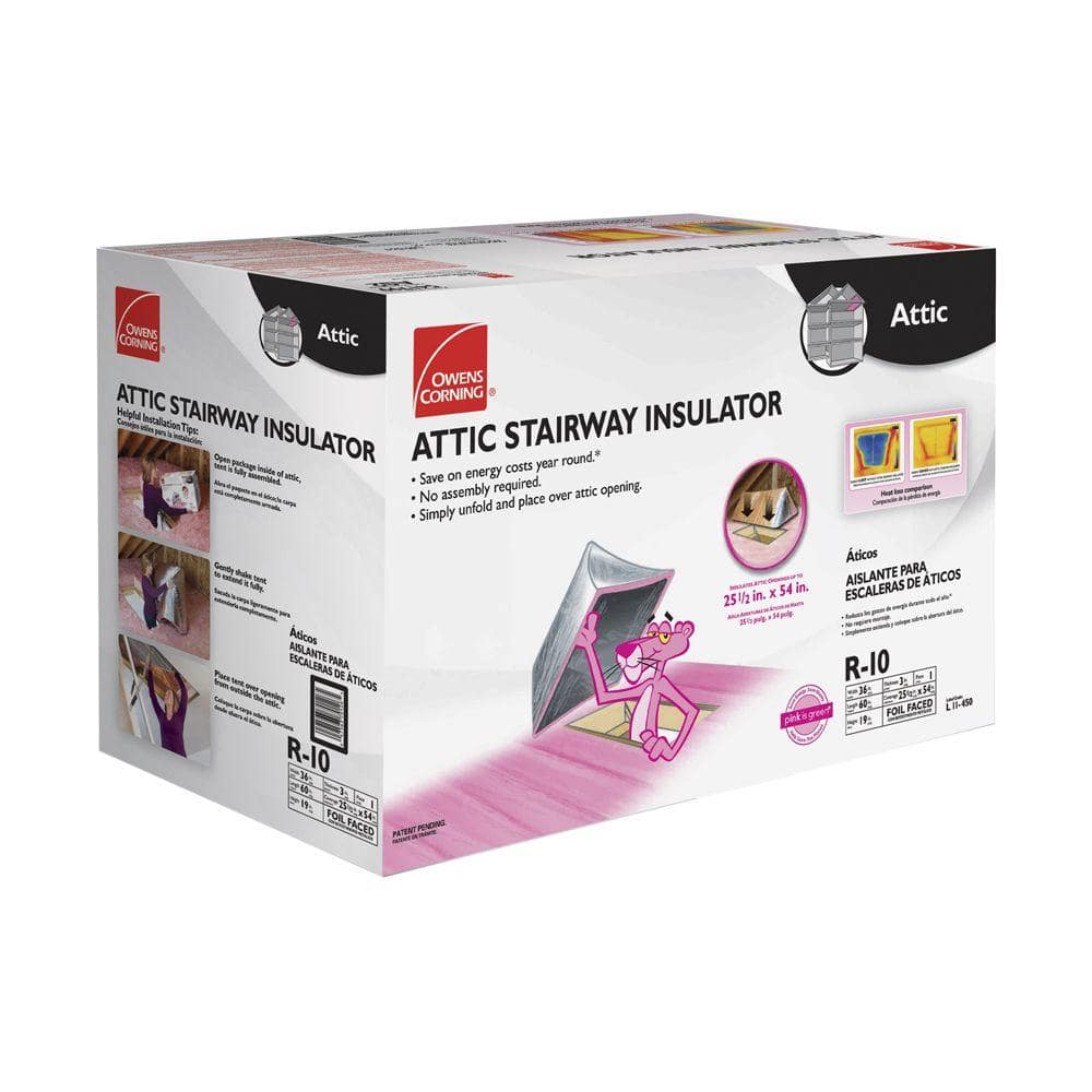 Owens Corning Attic Stair Insulator Tent Cover II 25-1/2 in. x 54 in. AS2 -  The Home Depot