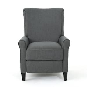 Charell Charcoal Upholstered Recliner