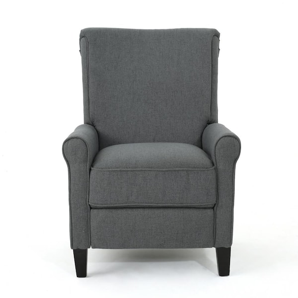 Unbranded Charell Charcoal Upholstered Recliner
