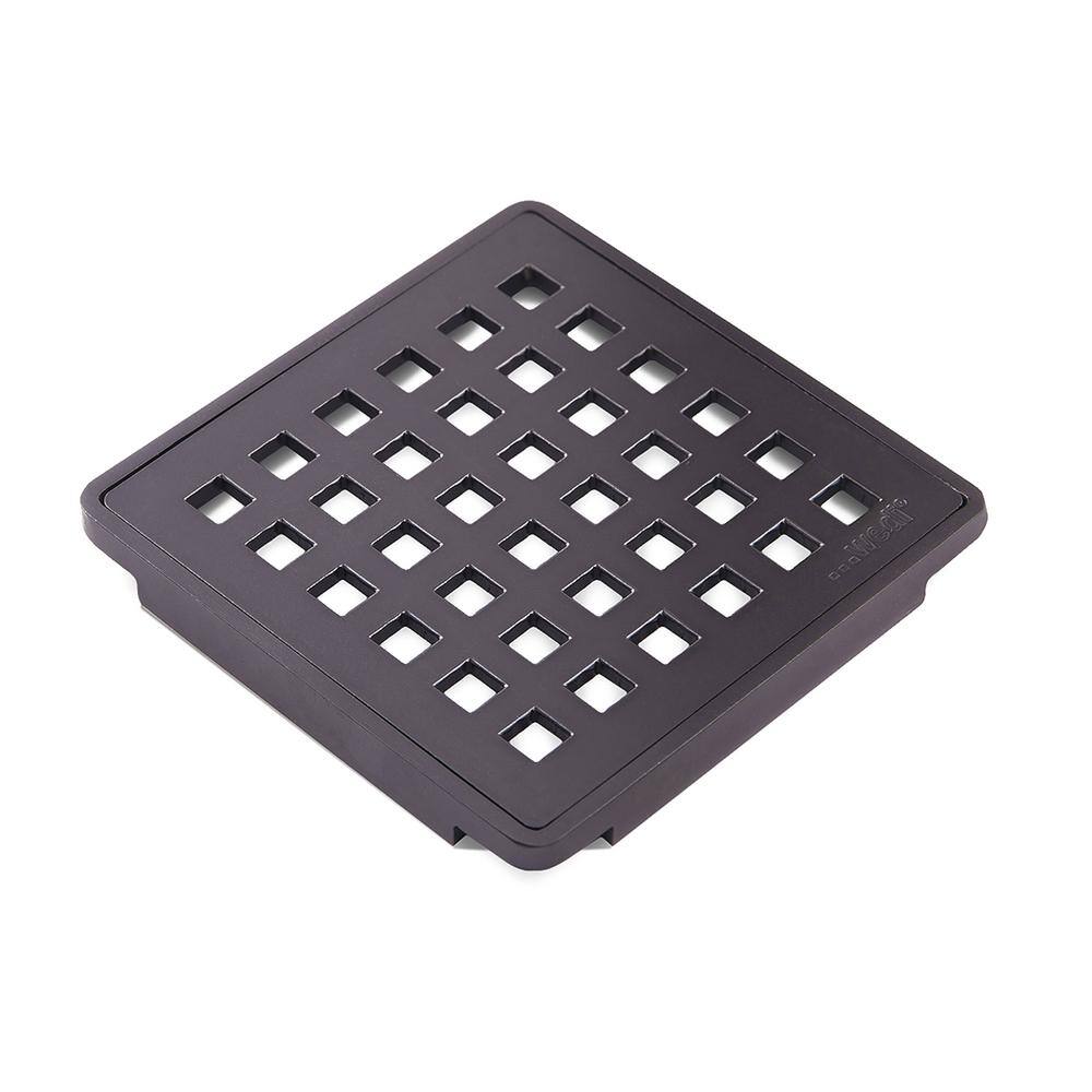 Drain Cover Matte Black 3.75 in. W Floor Installation Kit for Accessory price history on PriceWatchPro