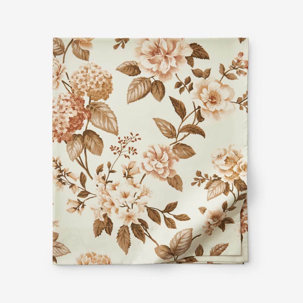 Legends Hotel Blooming Flowers Cocoa Wrinkle-Free Sateen King/Cal King Flat Sheet price history on PriceWatchPro