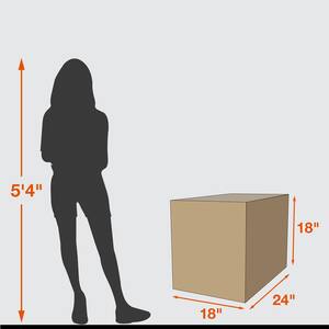 Large Moving Box (18 in. L x 24 in. W x 18 in. D) - 10-Pack