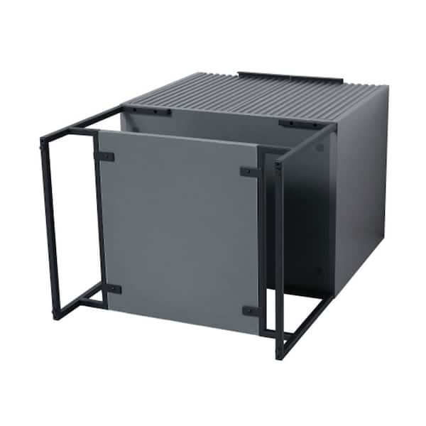 FUNKOL 23.60 in. Wx 18.10 in D. x 35 in. H Bath Vanity in Grey