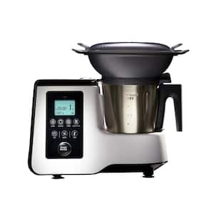 2.3 qt. White Electric All-in-1 Smart Multi-Cooker 10+ Cooking Functions, Built-in Scale, Guided Recipes, APP Control