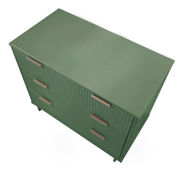 Granville Sage Green 2-Drawer 18.11 in. W Nightstand and 3-Drawer 37.8 in. W Standard Dresser (Set of 2)