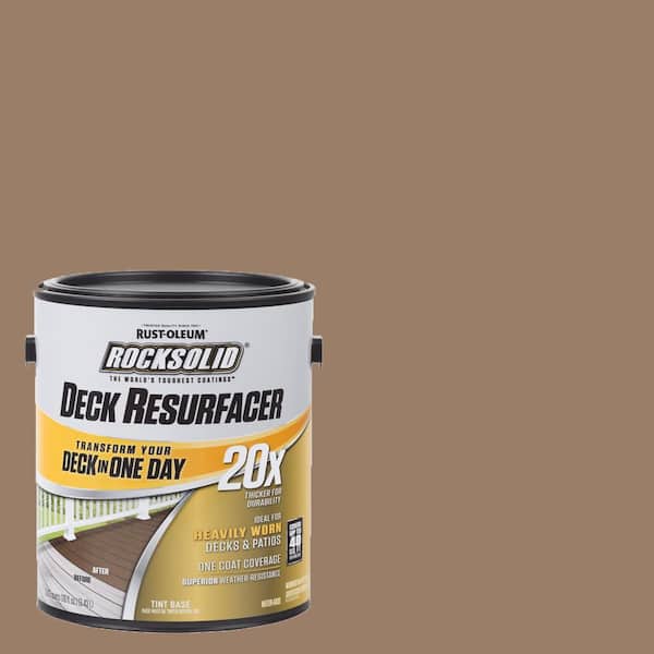 Rust-Oleum RockSolid 1 Gal. Adobe Exterior 20X Deck Resurfacer