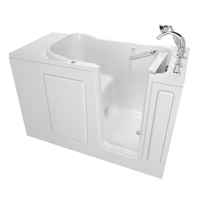Exclusive Series 48 in. x 28 in. Right Hand Walk-In Air Bath Tub with Quick Drain in White