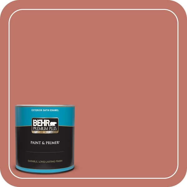 BEHR PREMIUM PLUS 1 qt. Home Decorators Collection #HDC-FL14-2 November Satin Enamel Exterior Paint & Primer
