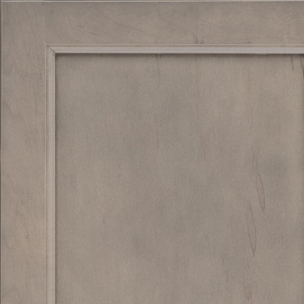 Bingham 7 5/16 in. W x 3/4 in. D x 7 5/16 in. H Quarter Cabinet Door Sample in Translucent Monument Grey