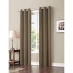Barley Woven Thermal Blackout Curtain - 40 in. W x 84 in. L