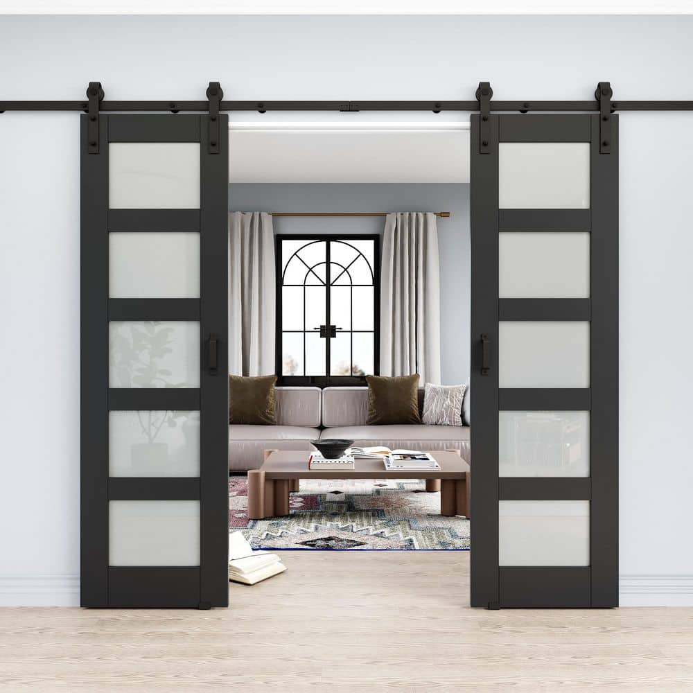 Black Sliding Barn Door