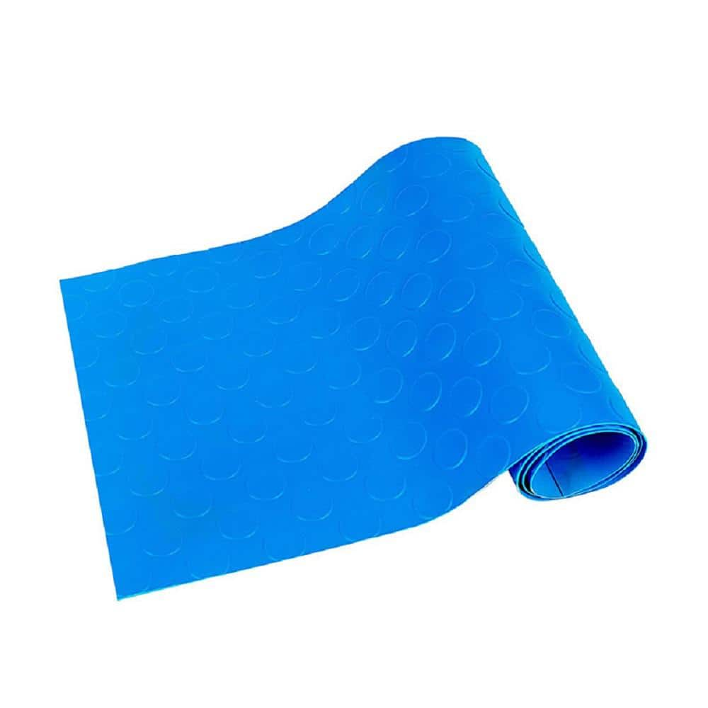 Wellco 9 in. x 35.4 in. Blue Swimming Pool Ladder Mat Protective Pad Step Pool Safety Accessories/Equipment (2-Pack)