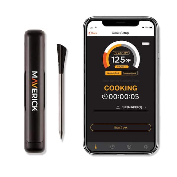 Digital Bluetooth WiFi Food Thermometer Rechargeable Smart APP