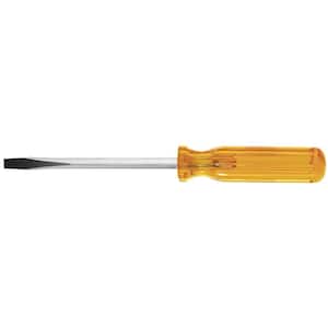 5/16 in. Keystone-Tip Flat Head Screwdriver with 6 in. Square Shank