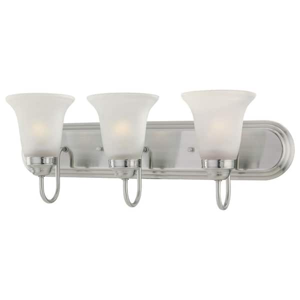 Thomas Lighting Homestead 3-Light Satin Pewter Wall Vanity Light