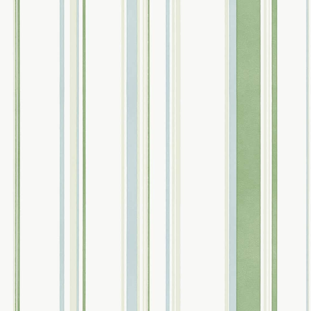 Smart Stripes 3 Green/Blue/White Casual Stripe Matte Finish Non-Pasted Viny