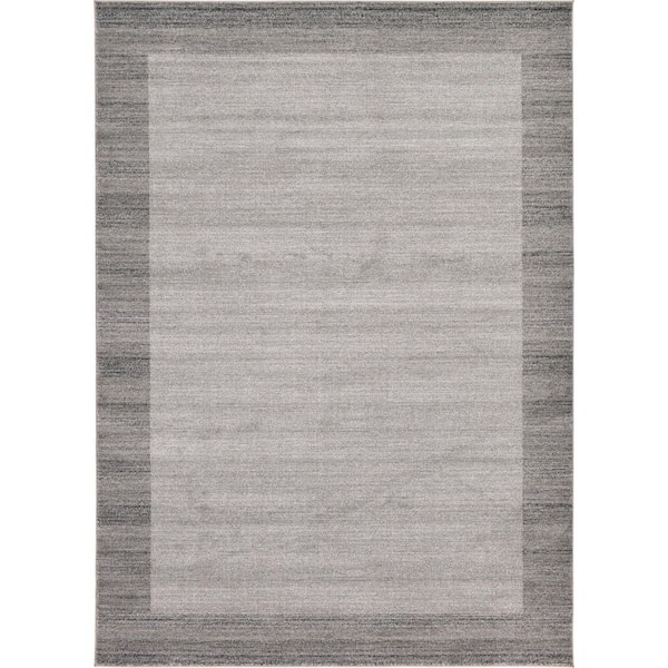 Unique Loom Del Mar Abigail Light Gray 8' 0 x 11' 0 Area Rug