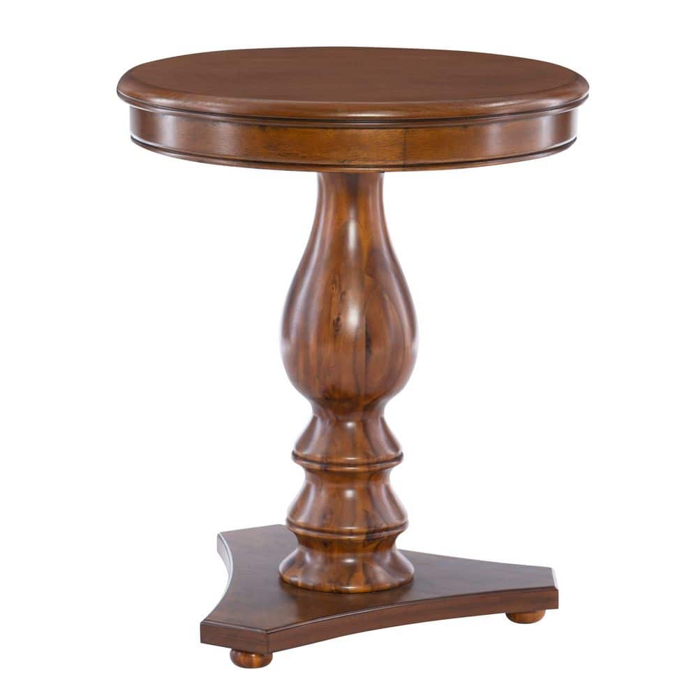 Cati 20 in. Hazelnut Round Wood End Table - thumbnail 10
