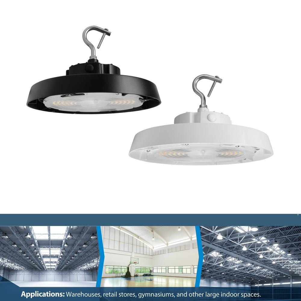 Adjustable White LED High Bay Ceiling Light with Aluminum Housing