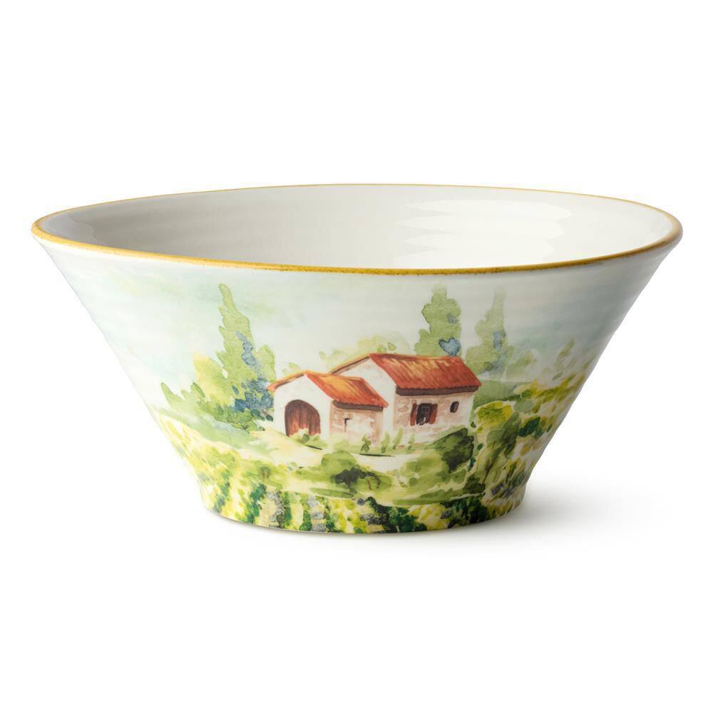 Tuscany 106 fl. oz. Assorted Colors Stoneware Deep Bowl 11 in. x 5 in. price history on PriceWatchPro