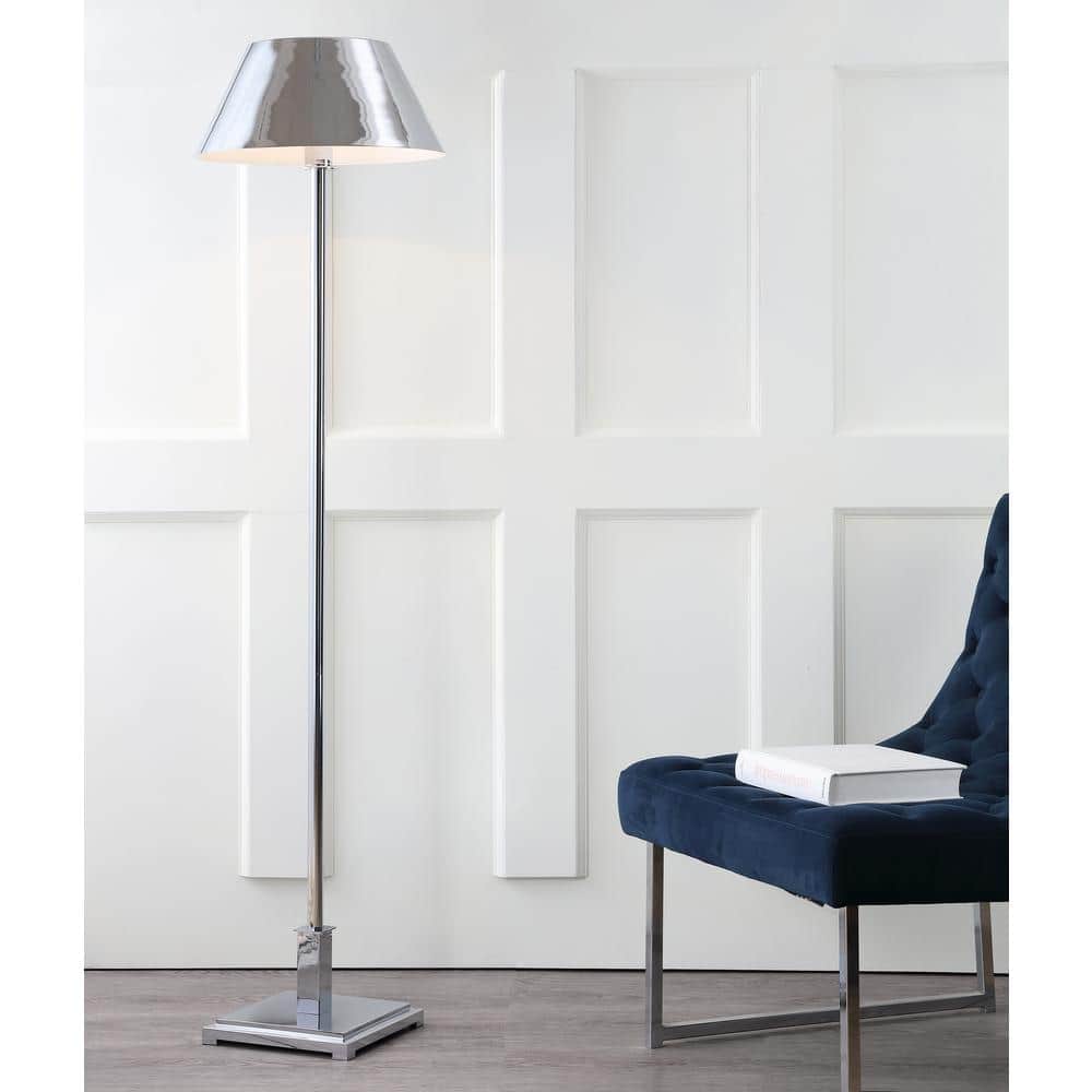 Roxy Transitional 60" Polished Chrome LED Floor Lamp