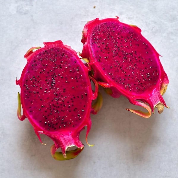 Edgar Dragon Fruit red flesh variety from Spicy Exotics Edgar Dragon Fruit red flesh variety from Spicy Exotics