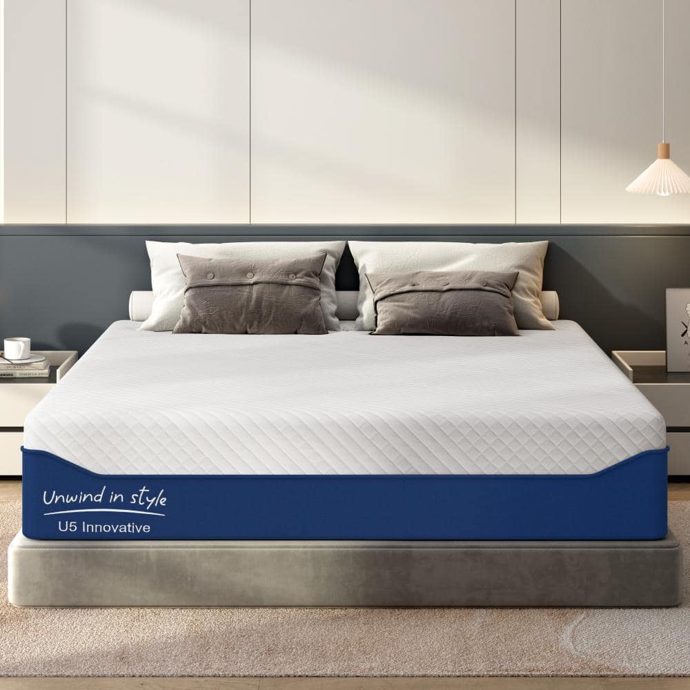 Queen Size Medium Firm Gel Memory Foam Mattress, 10 in. Queen Mattress in a Box price history on PriceWatchPro