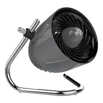 Vornado 4 in. Pivot Personal Air Circulator Storm Gray