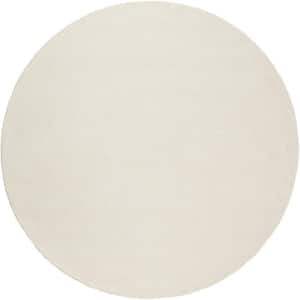 Falmouth Ivory 6 ft. x 6 ft. Round Indoor Area Rug