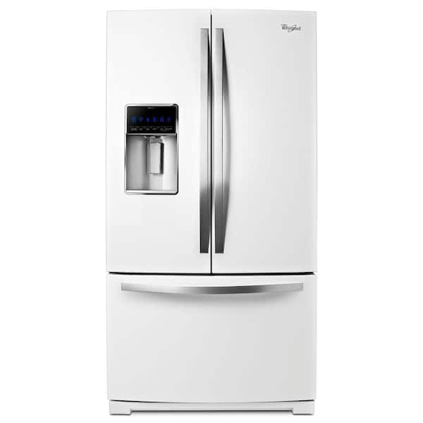 Whirlpool Gold 26.8 cu. ft. French Door Refrigerator in White Ice