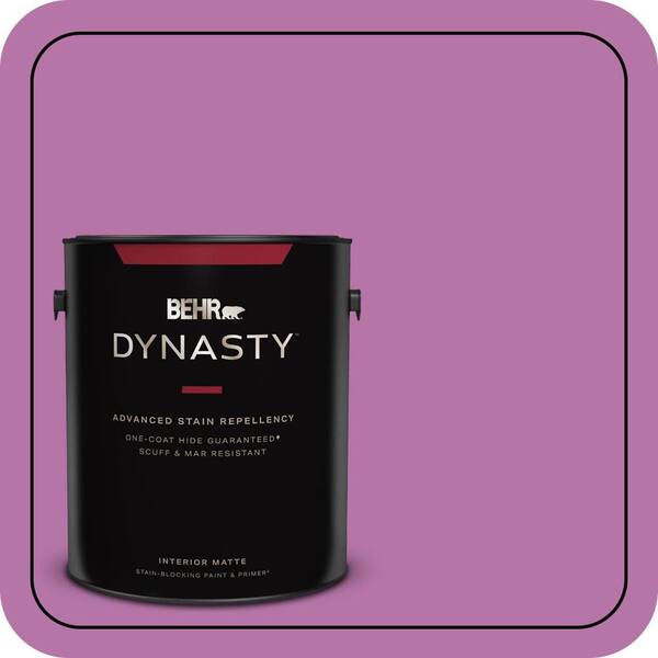 BEHR DYNASTY 1 gal. #P110-5A Eccentric Magenta Matte Interior Stain-Blocking Paint & Primer