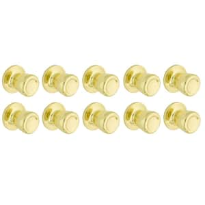 Simple Series Bell Polished Brass Hall/Closet Door Knob (10-Pack)