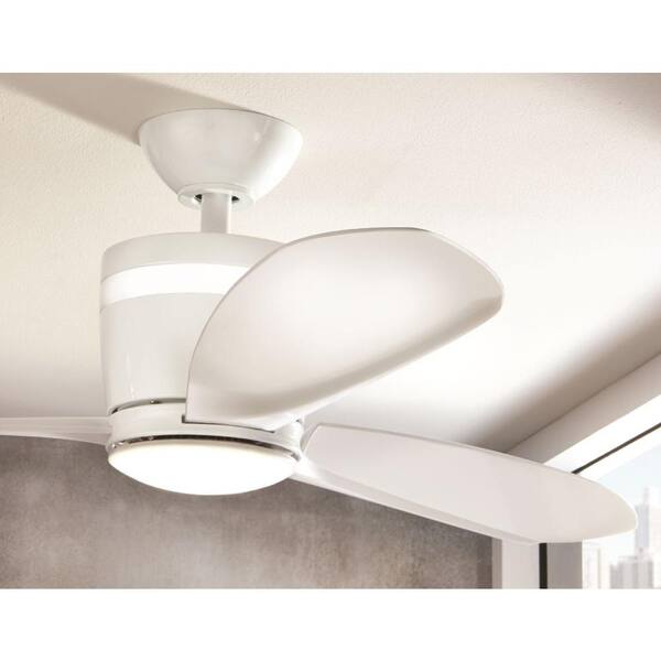 Federigo 48 in LED White Ceiling Fan by  Home Decorators Collection 
