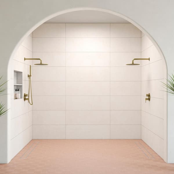 Sahara 1/2 in. x 4 in. Matte Rose Porcelain Mosaic Tile (9.69 sq. ft./Case)