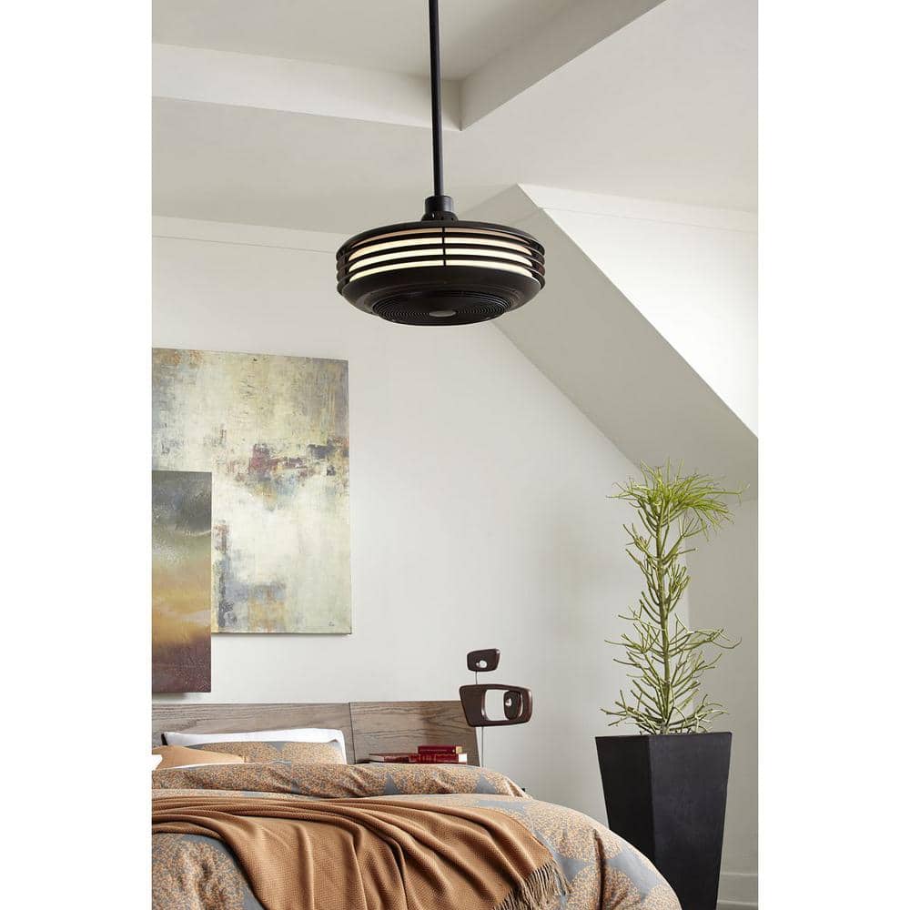 Sanford 24'' Architectural Bronze Low Profile Ceiling Fan with LED Light