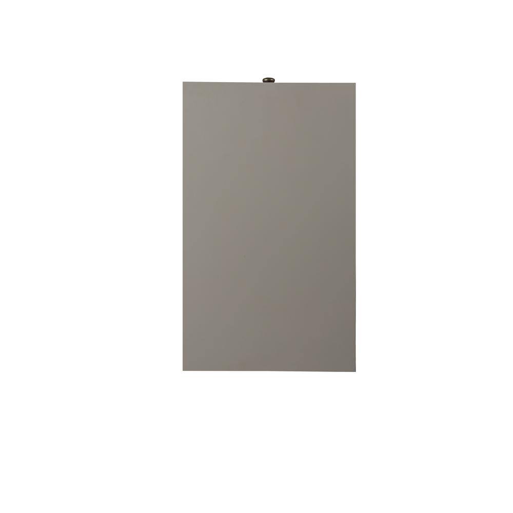 Gray Wooden Rectangular Side Table with Storage