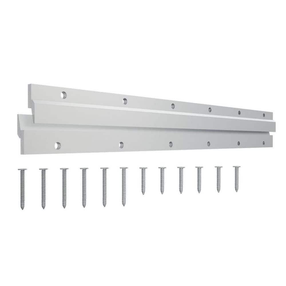 "SteelTek Shutter French Cleat Kit for 18""W x ≤47""H, 17.5"" Top/Bottom Brackets, Aluminum" price history on PriceWatchPro