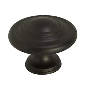Grenoble Collection 1-3/4 in. (44 mm) Matte Black Traditional Cabinet Knob