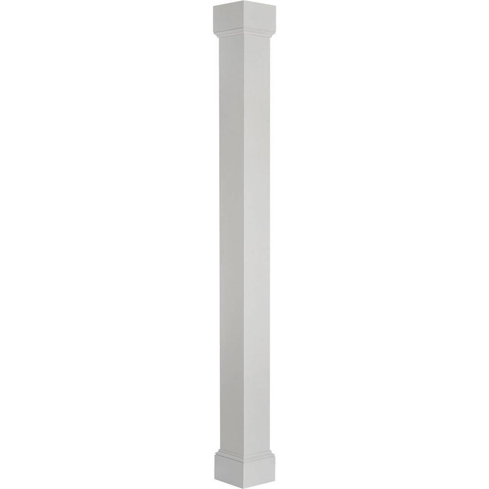 "9' x 7-1/4"" Endura-Aluminum Natchez Column Non-Tapered Square Shaft in Textured White (Load-Bearing 20,000 lbs.)" price history on PriceWatchPro