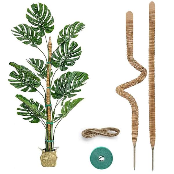 Unbranded 47. 2 in. Bendable Moss Pole with with Twine and Velcro(10-Pack)