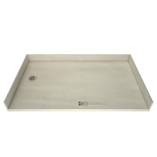 Tile Redi Redi Free 30 in. x 60 in. Barrier Free Shower Base with Left Drain and Polished Chrome Drain Plate