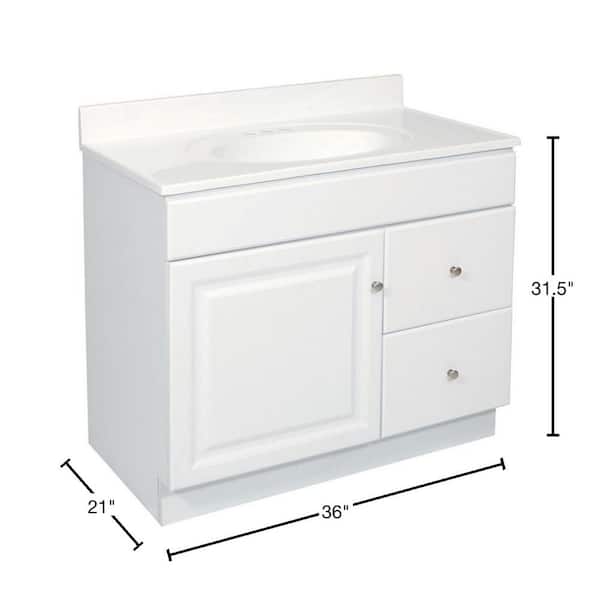 Wyndham 48 in. W x 21 in. H Bathroom Vanity Cabinet Only in White Semi-Gloss Wyndham 48 in. W x 21 in. H Bathroom Vanity Cabinet Only in White Semi-Gloss