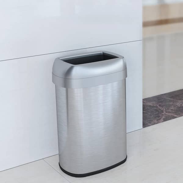 13 Gallon Round Open Top Trash Can – iTouchless Housewares and