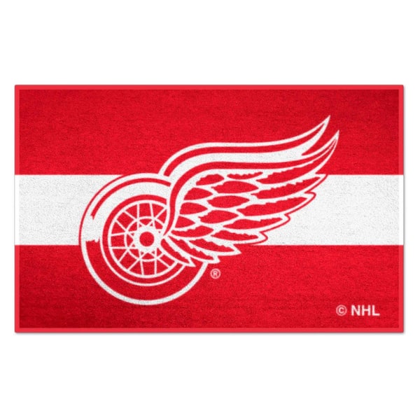 FANMATS Detroit Red Wings 1.5 ft. x 2.5 ft. Starter Area Rug